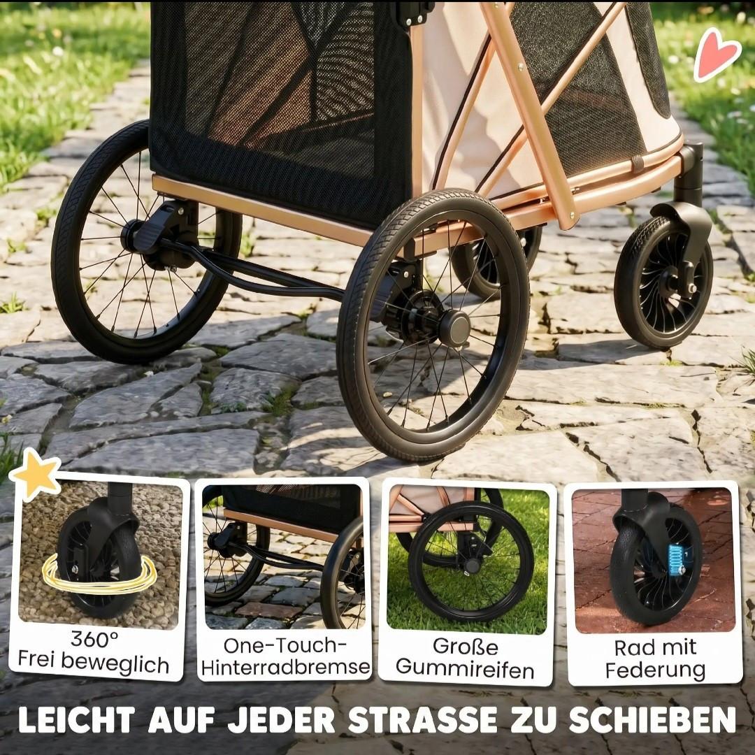 NIEUW‼️Pawhut Hondenbuggy tot 20kg 6277