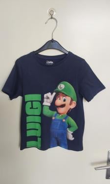 Donkerblauw t-shirt van Super Mario Bros Movie van het merk C&A in maat 128