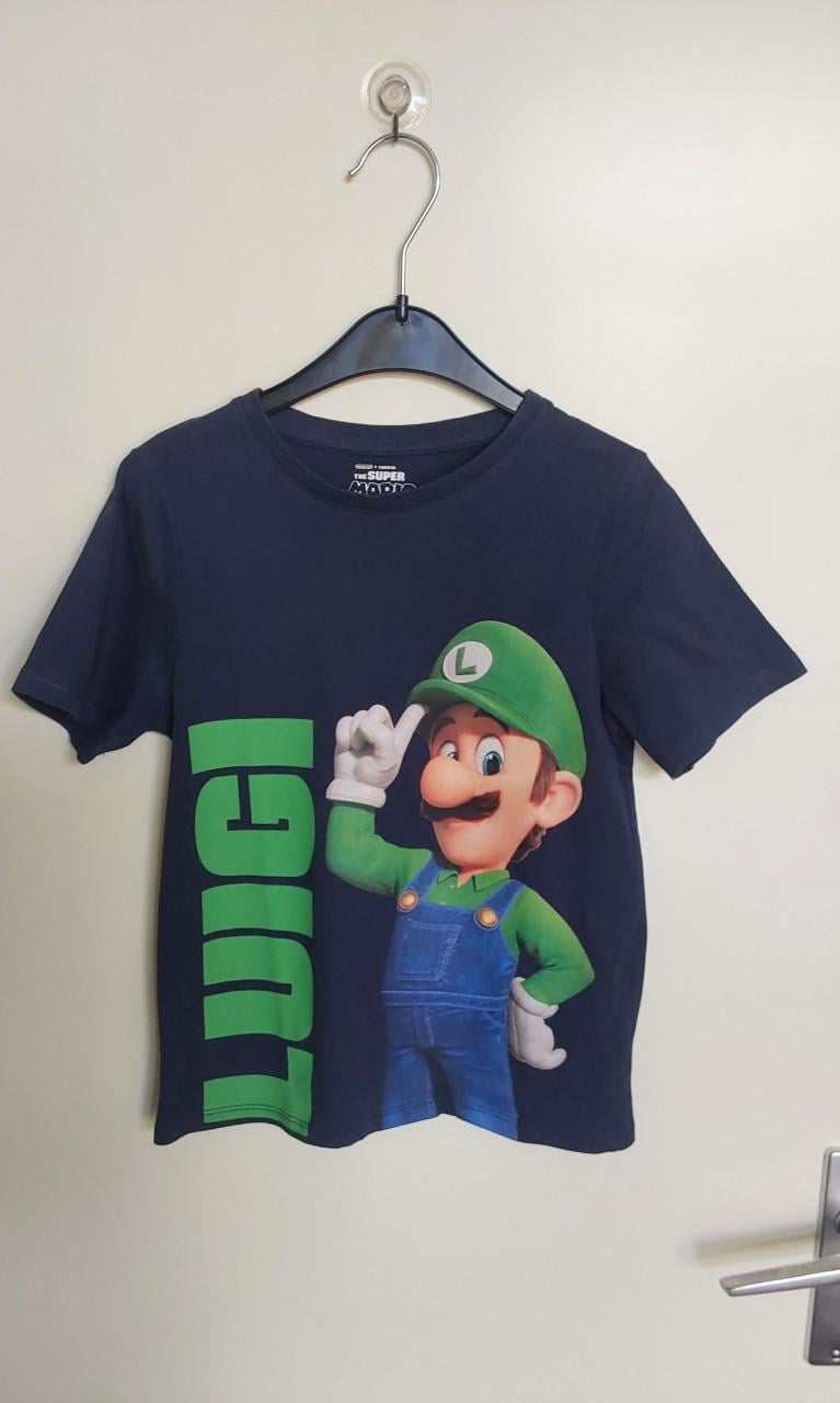 Donkerblauw t-shirt van Super Mario Bros Movie van het merk C&A in maat 128