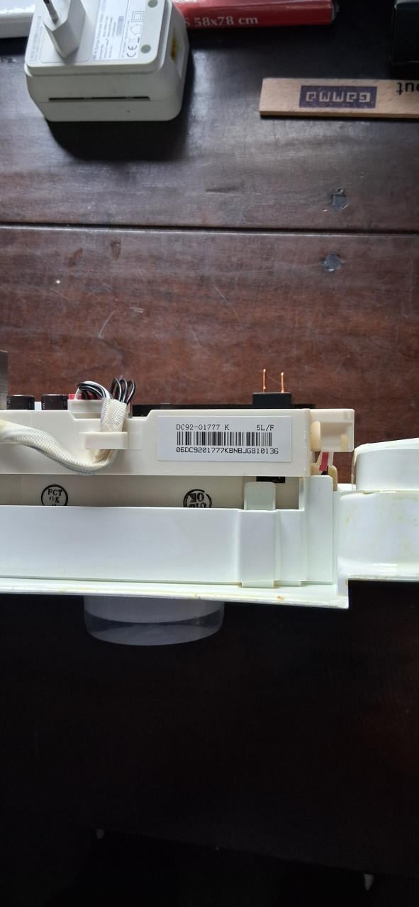 Bedieningspaneel Samsung WW80J6603EW wasmachine