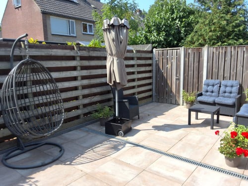 Dubbele parasol 4x2meter