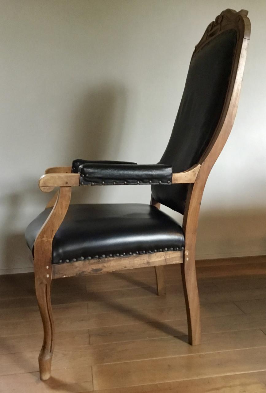 Neo-klassieke STOEL vakkundig gerestaureerd ! > 100 jarig