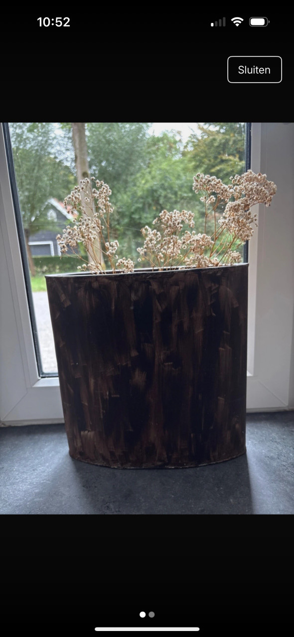 Bloempot/vaas/raamdecoratie