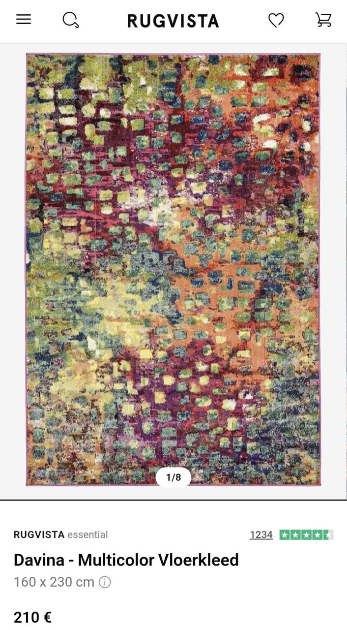 Vloerkleed 160 x 230 Gratis