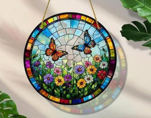 Raamhanger vlinder weide