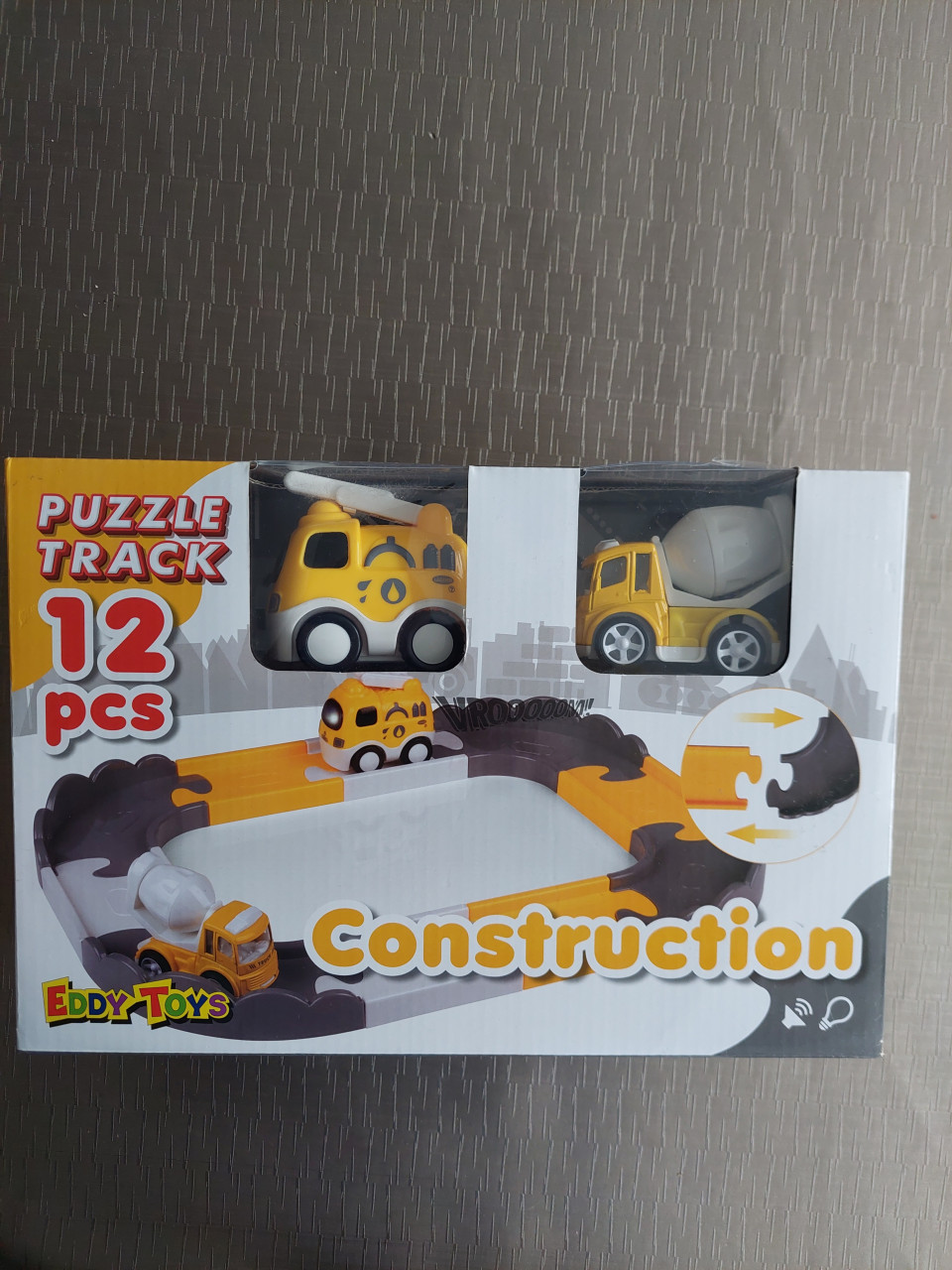 12-delige "Puzzle Track" bouwset Eddy Toys