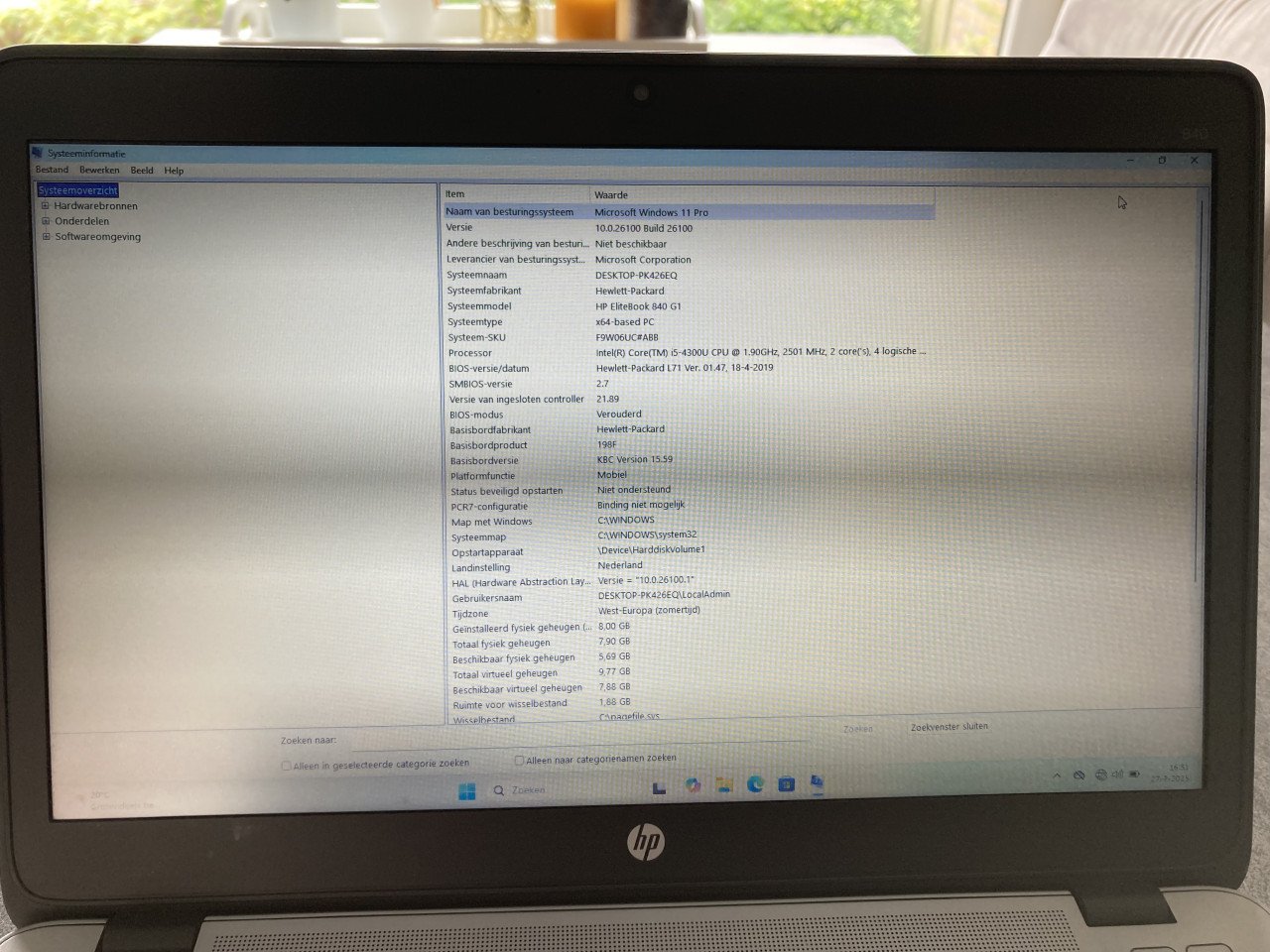 HP EliteBook 840 G1 met docking station
