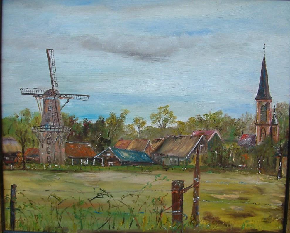 Donkere luchten boven de visserij  -en boerderij
