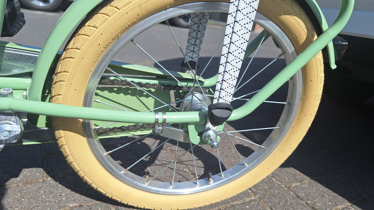 Puky Steel, retro groen 18 inch