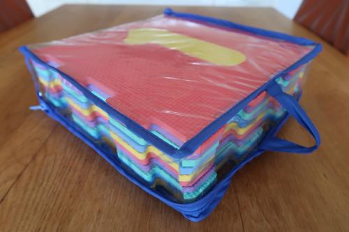 Puzzelmat Foam Cijfers - 10 tegels van 29x29cm, 10 tegels in opbergtas