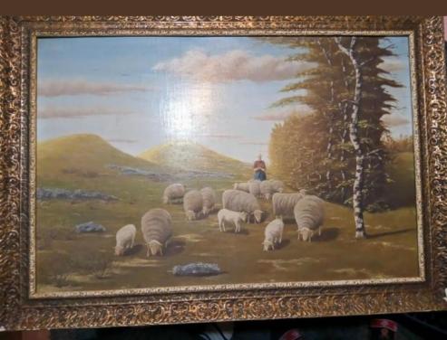 Oud schilderij. Get. J. Tromp