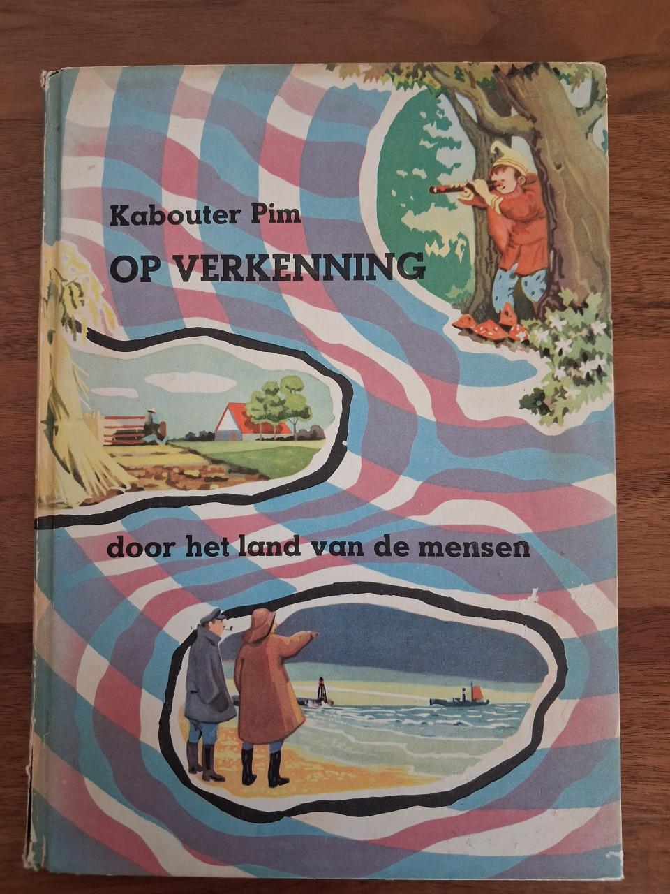 Vintage schoolboek: Kabouter Pim op verkenning.