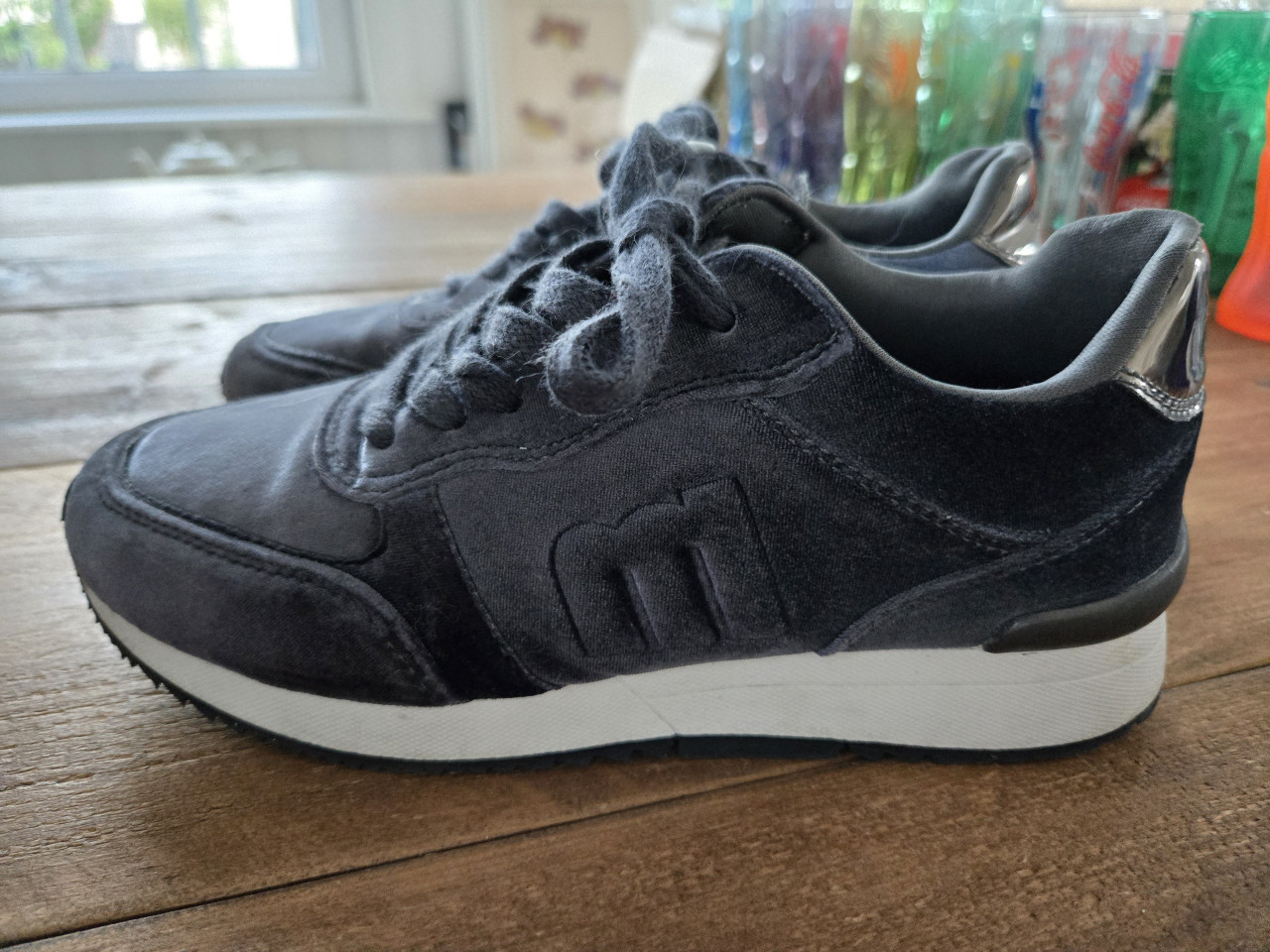 Blauwe dames sneakers Mustang maat 36