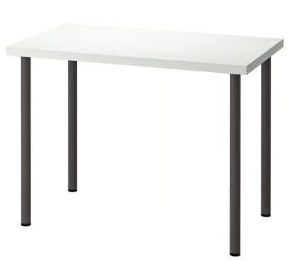 Wit bureau / werktafel 110 × 70 cm