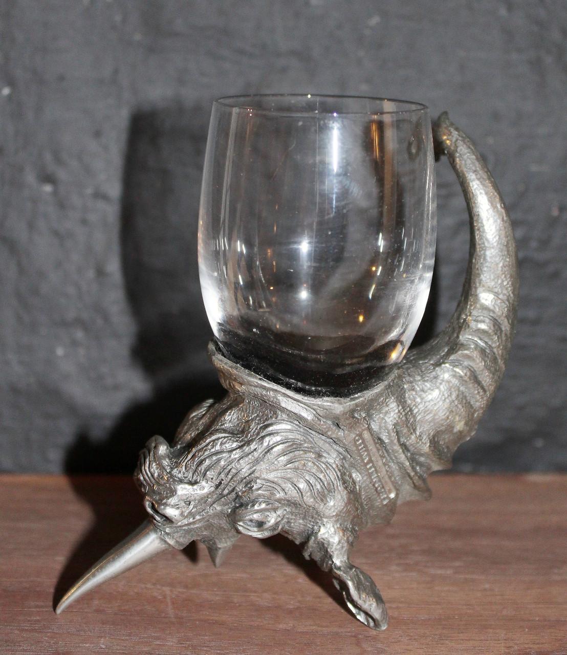 Borrelglas "Frankli Wild" Neushoorn