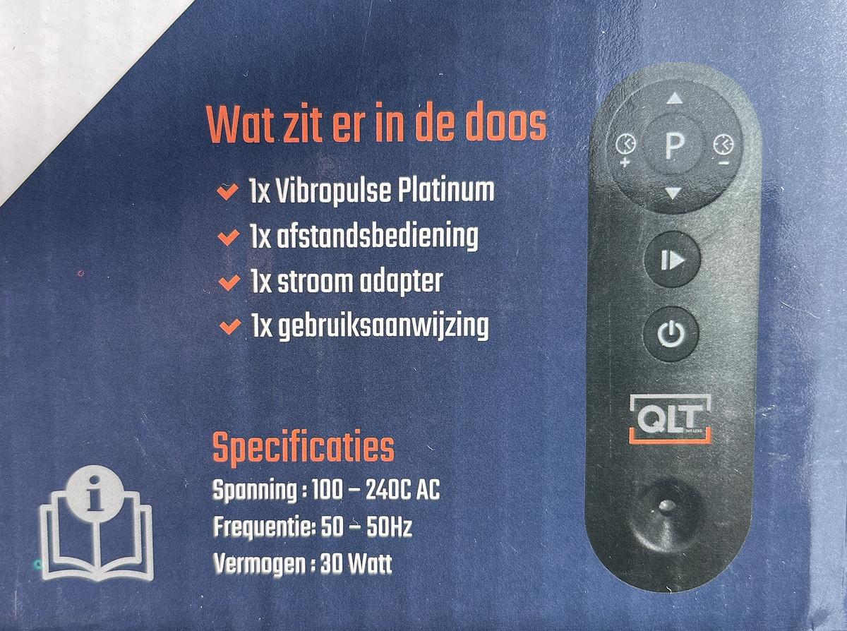 QLT Vibropulse Pro voetmassage apparaat