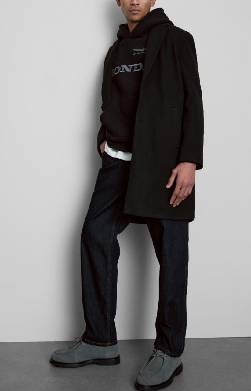 Lang zwart gebreid vest met Capuchon van Primark Maat L