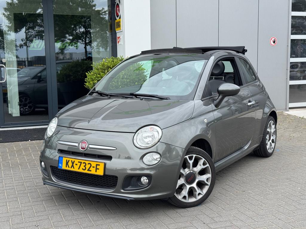 Fiat 500 C 1.2 sport * cabriolet * sport bumpers * airco * pdc *