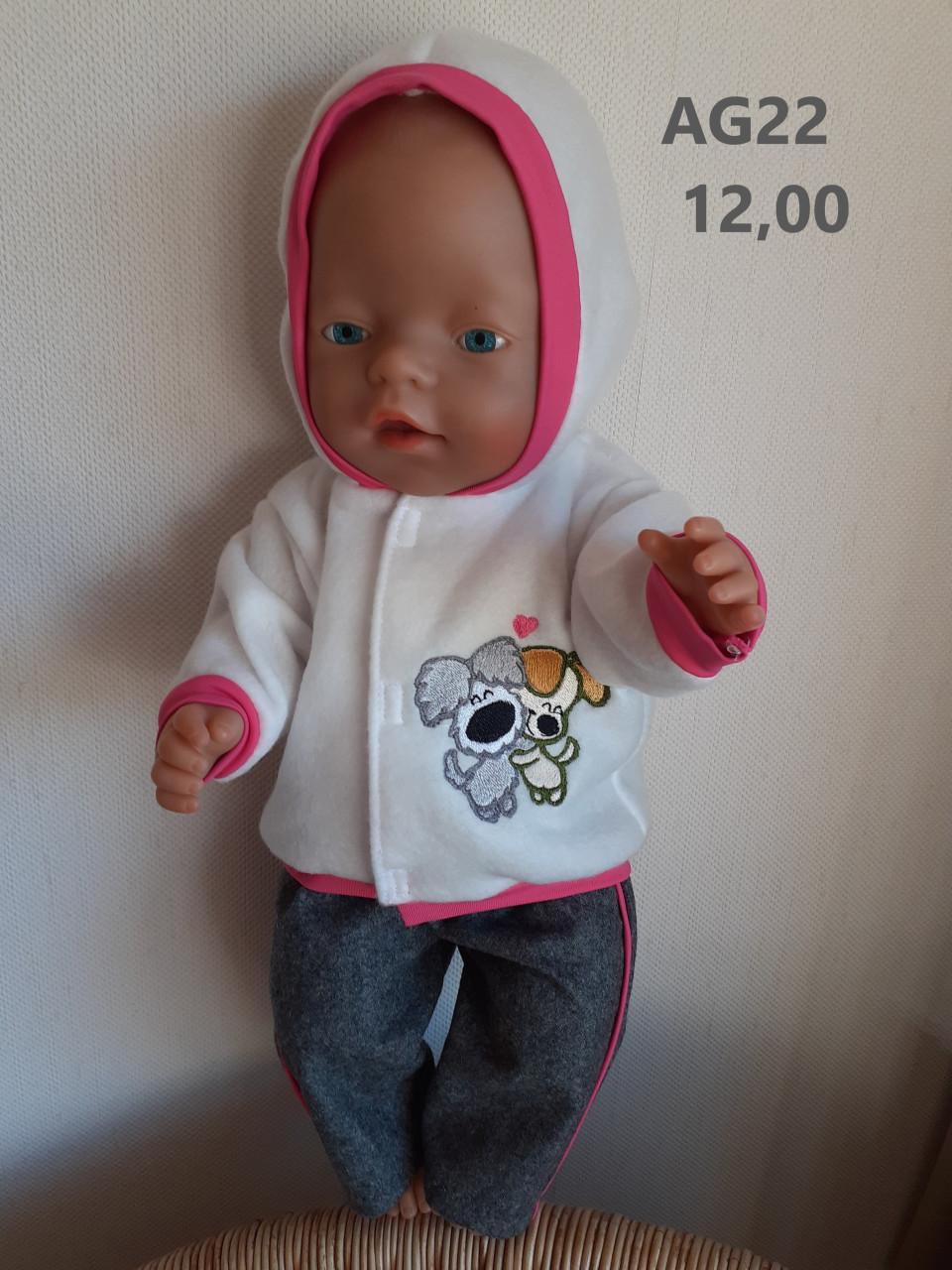 Poppenkleertjes baby born. Woezel en Pip set. Opbrengst KiKa.