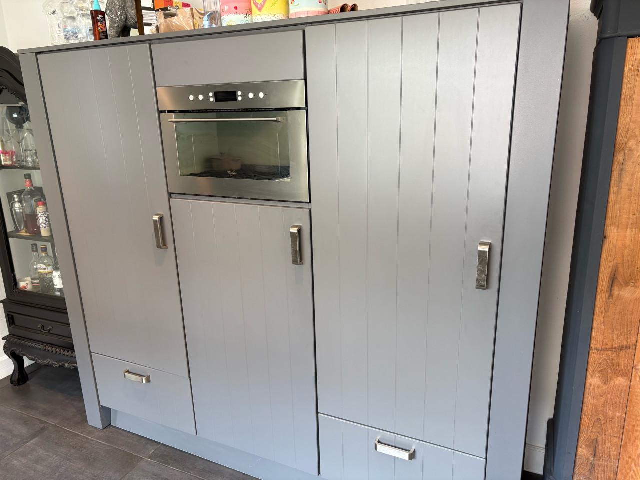 Keuken met stenen blad