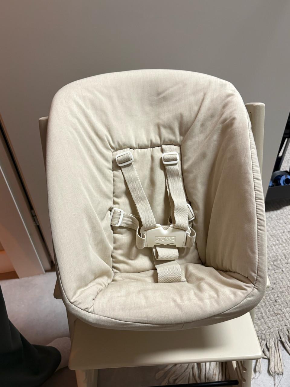 Stokke Tripp Trapp stoel met newborn set - beige
