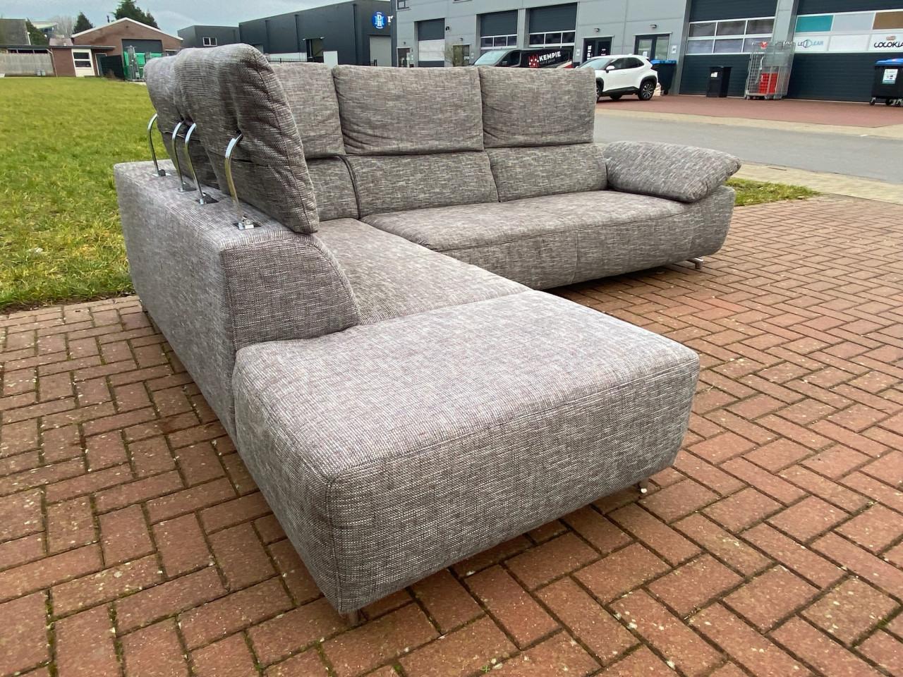 Montèl Unique Stoffen Hoekbank-Diepe Lounge Zit -Modern Nederlands Comfort