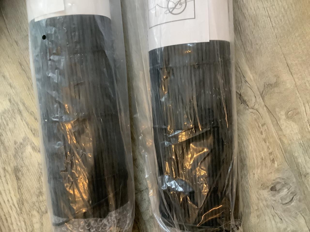 2x nieuwe Bamboe Rolgordijnen