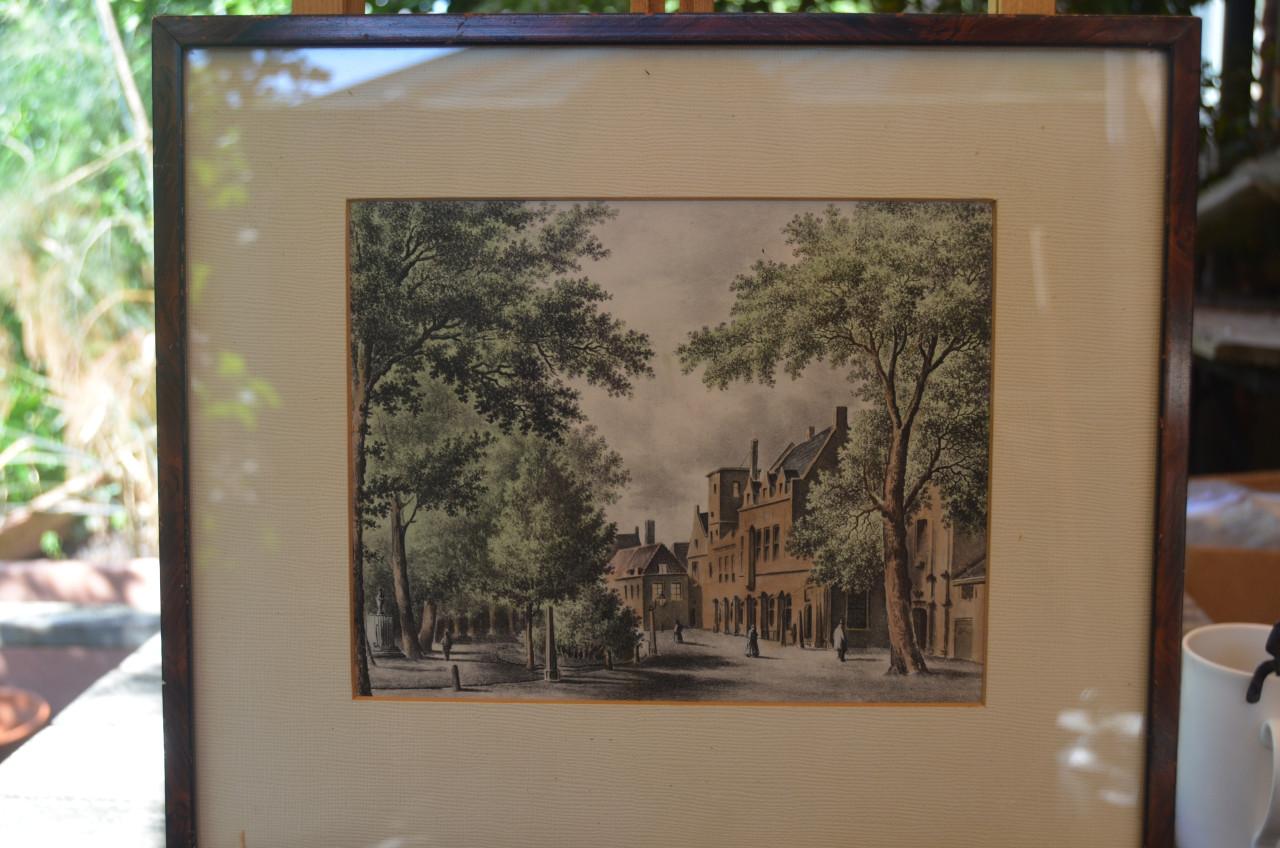 Grafiek Abdij Middelburg geen jaar, geen maker.