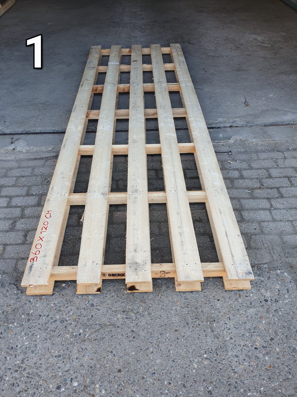 4 Super grote pallets/vlonders/brandhout.