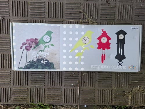 Sticker klok