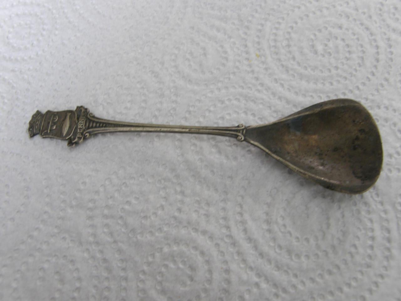 Verzilverd lepeltje Pernis