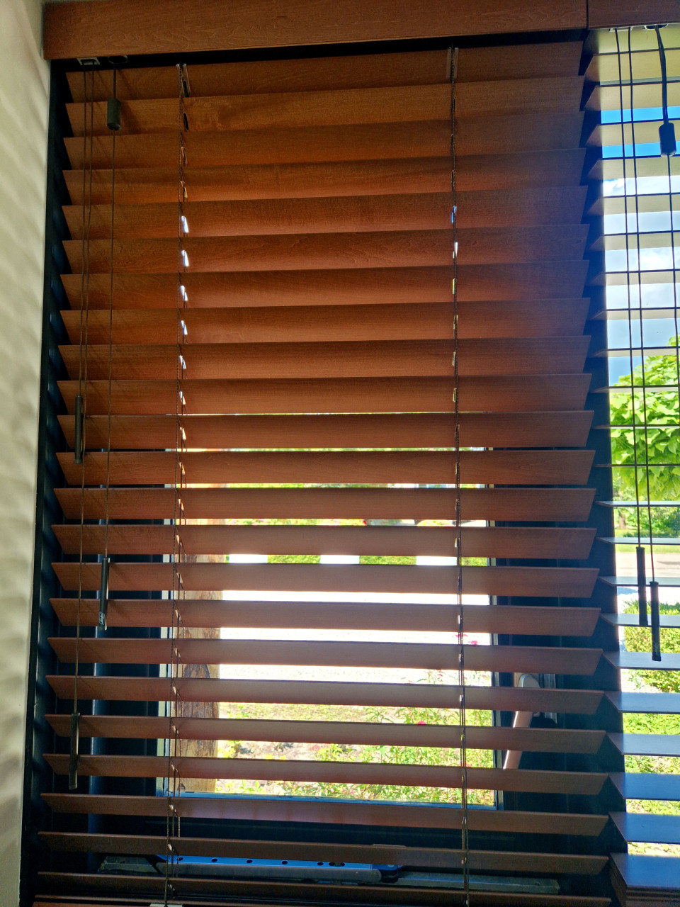 Mooie houten luxaflex 50x140
