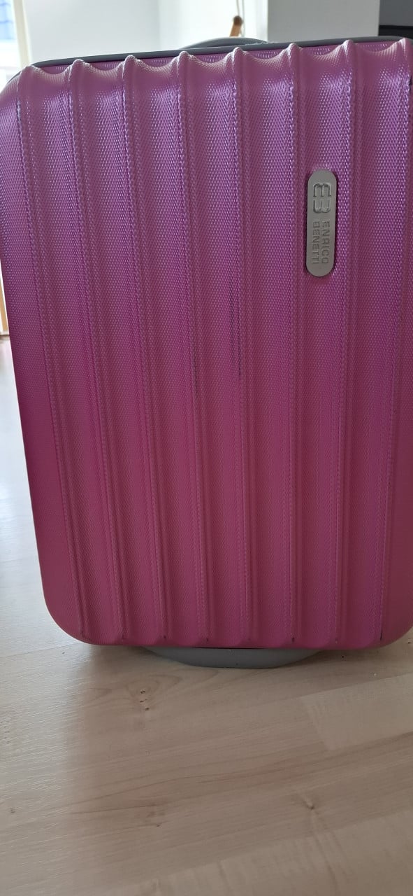 Roze koffer handbagage