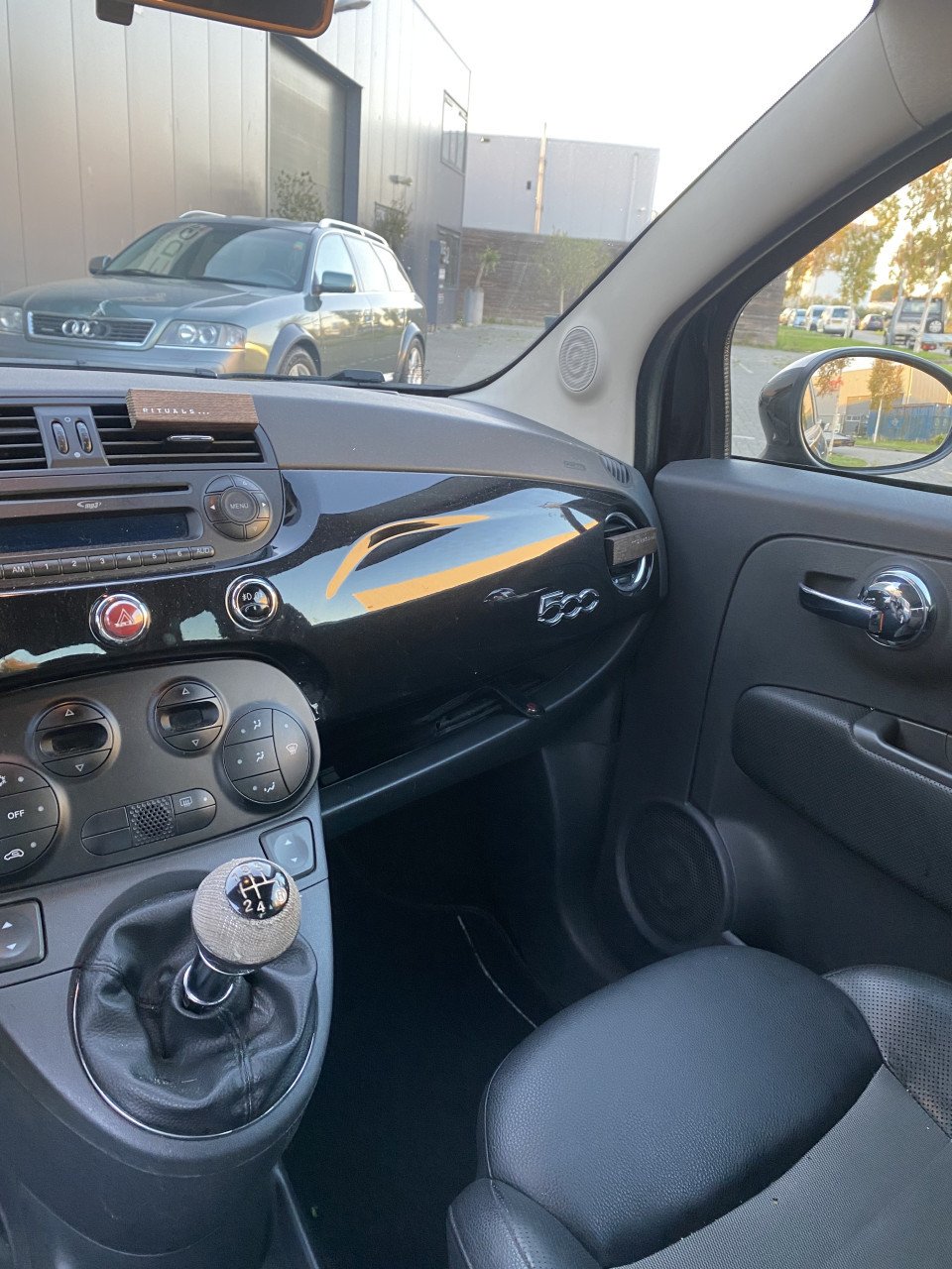 Fiat 500 1.2 C 2008 Zwart | NAP