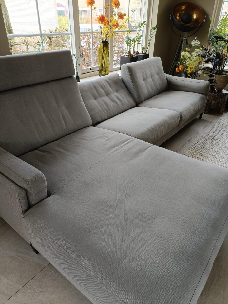 Rolf Benz hoekbank, verstelbaar