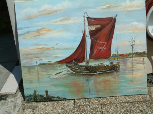 Schilderij hoogaars 100 x 80 cm