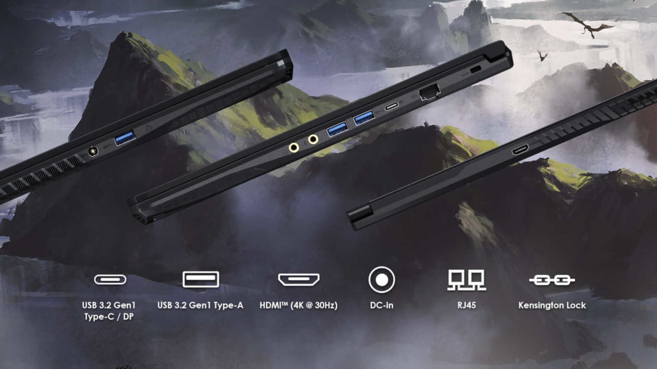 MSI Game-Laptop i7-12650H 10 Cores - SSD - RTX 4050 - WiFi 6