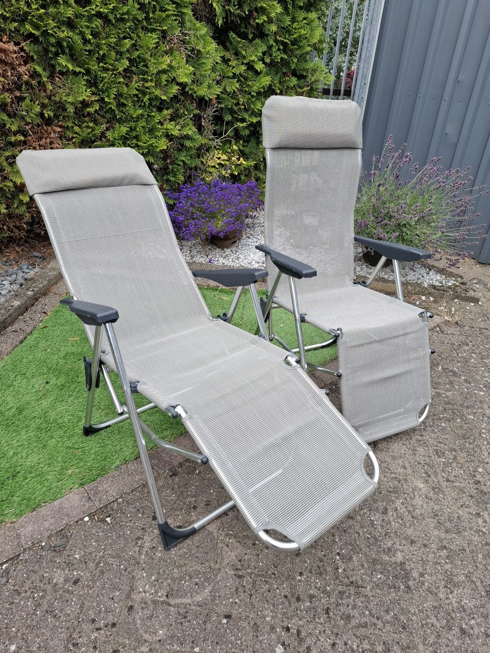 Set fijne tuinstoelen