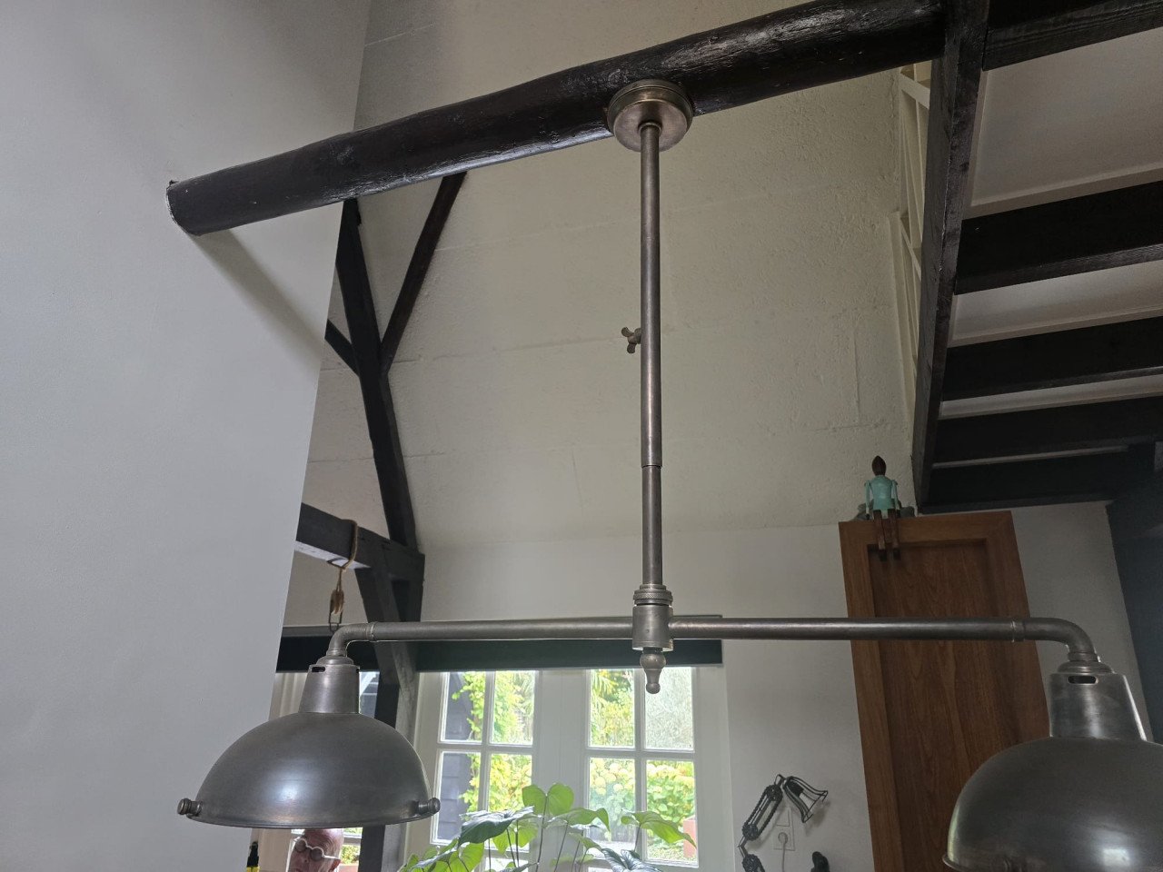 Vintage dubbele lamp
