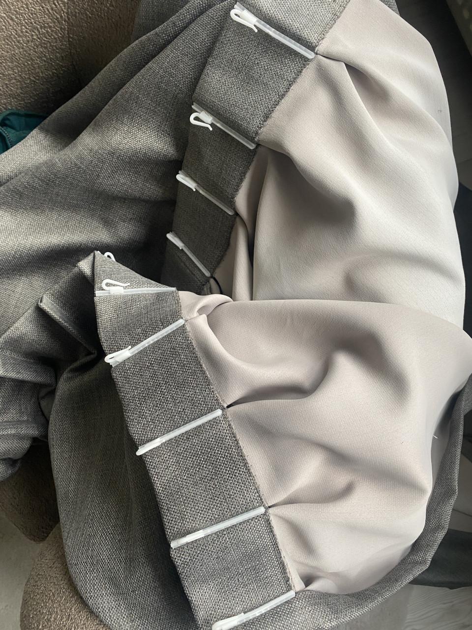 Mooie Donkergrijze verduisterende overgordijnen