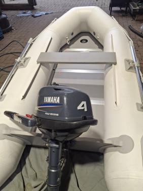 NIEUW zodiac Coralsea rubberboot van 2.90m + Yamaha 4pk 2-takt  Vaarklaar