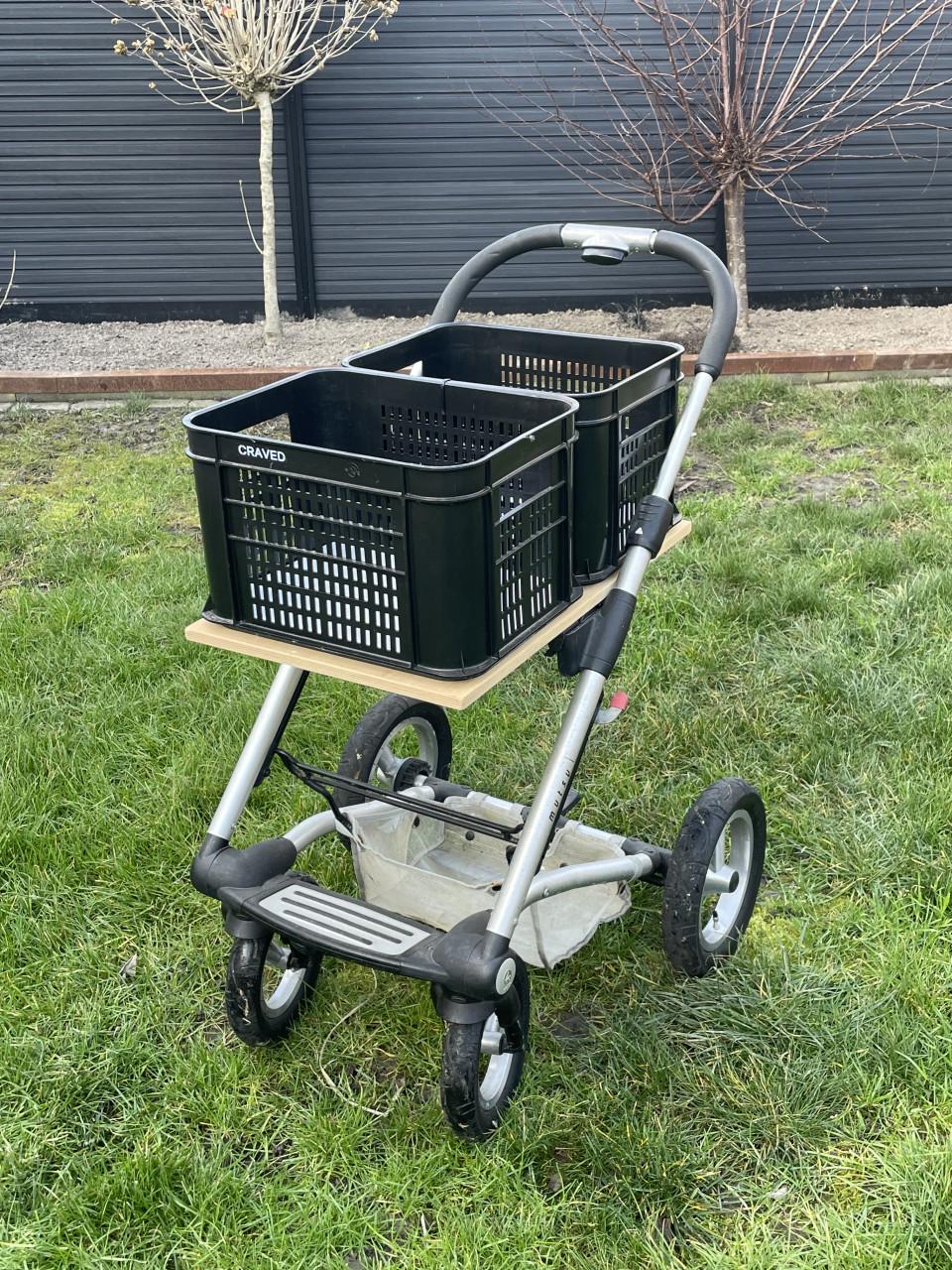 Folderwagen of krantenwagen voor bezorging