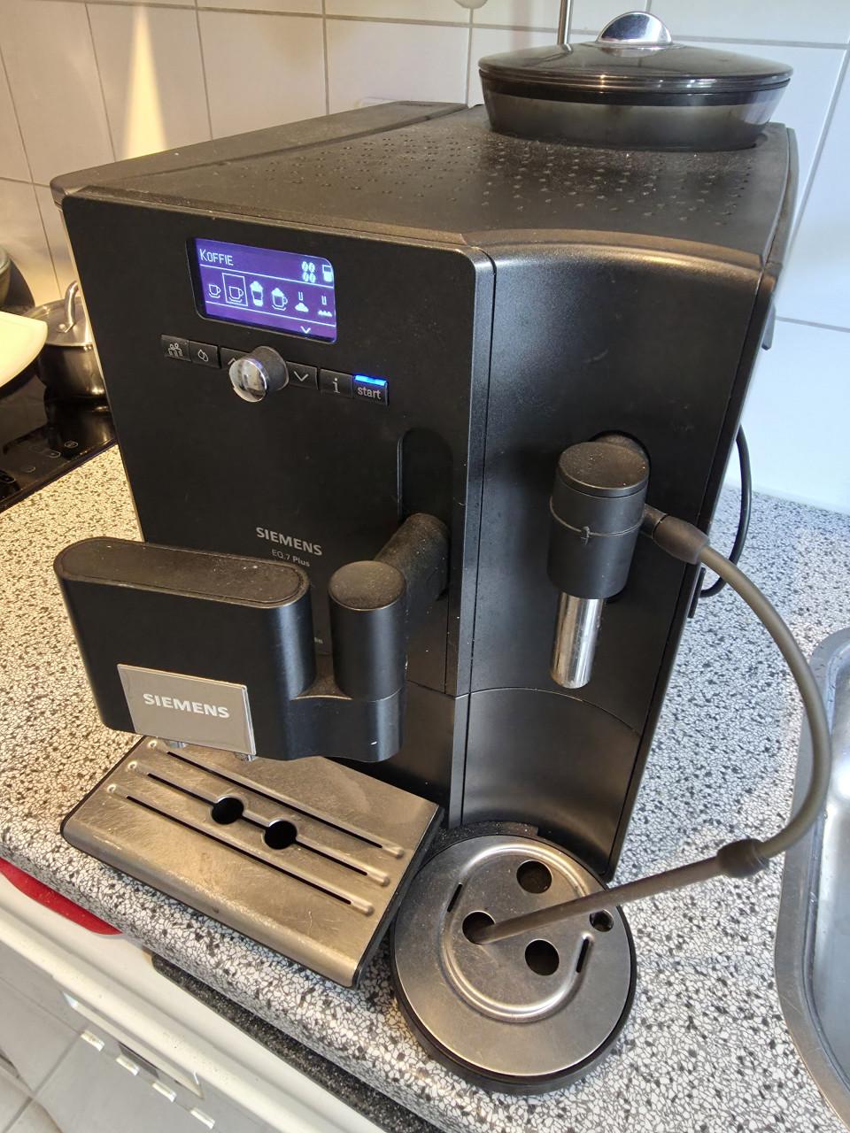 Te koop Siemens Q7 plus koffieapparaat