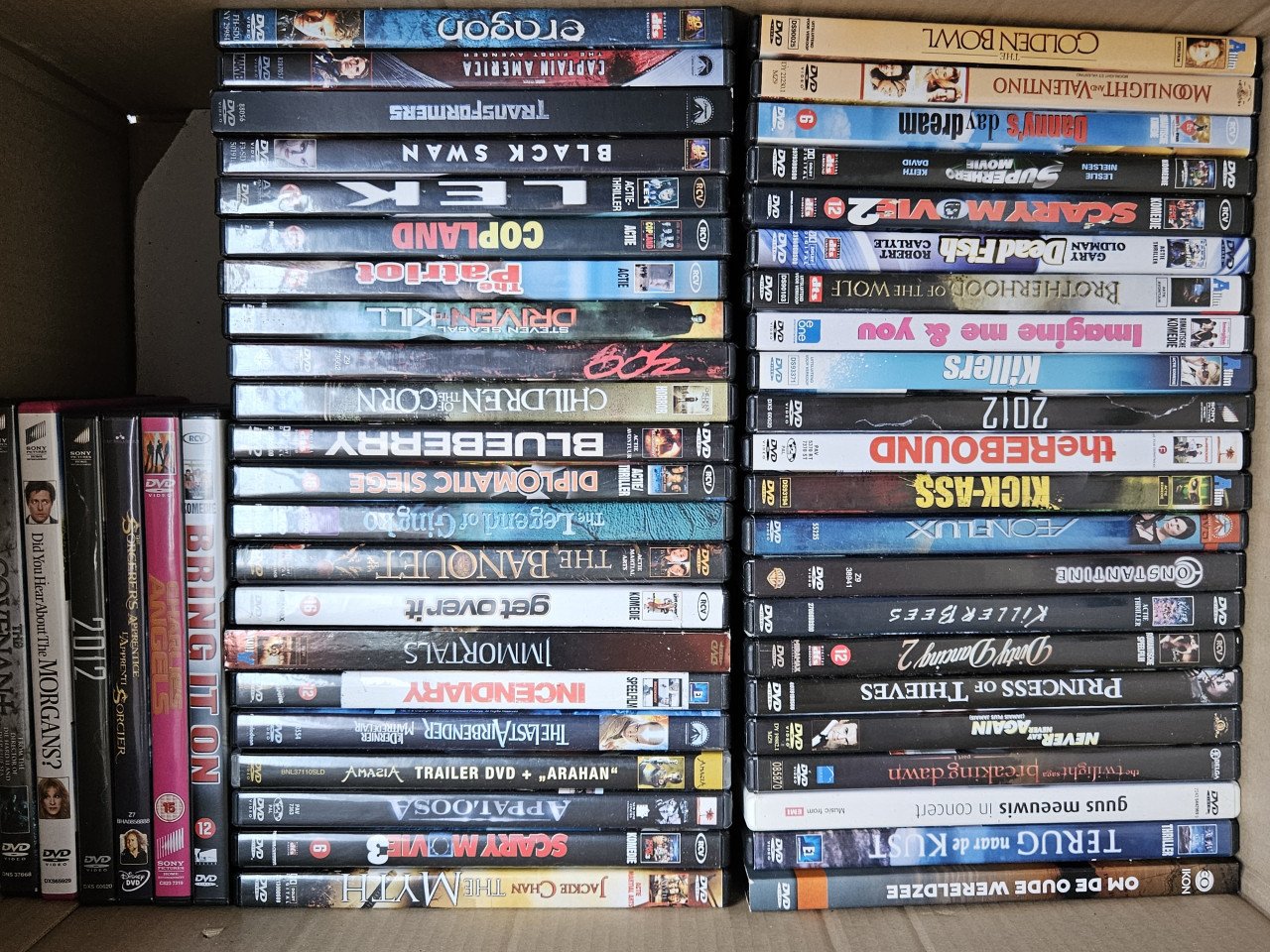Grote hoeveelheid DVD's