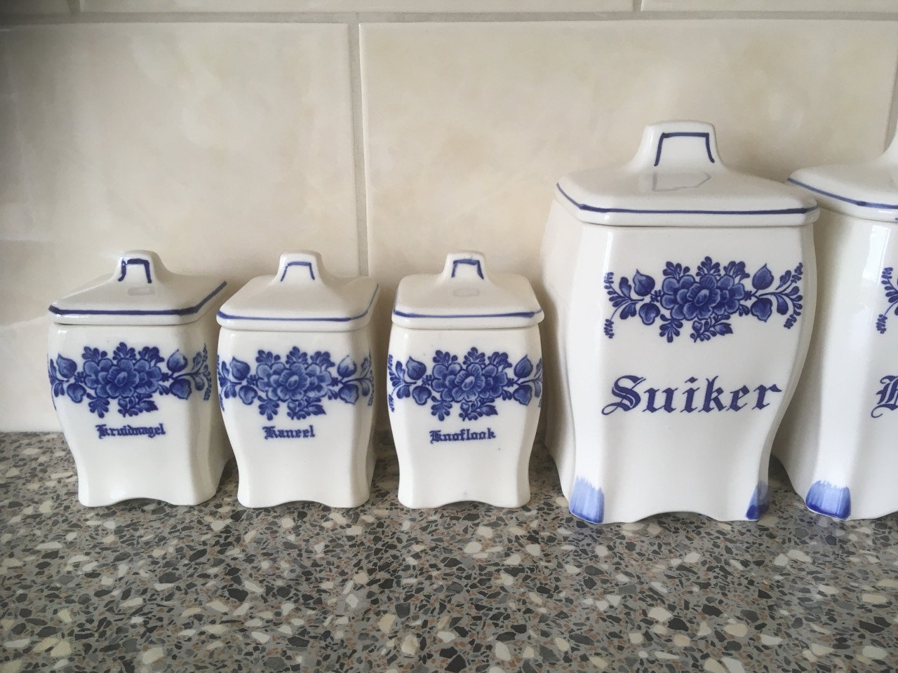 Set keramische voorraadbussen
