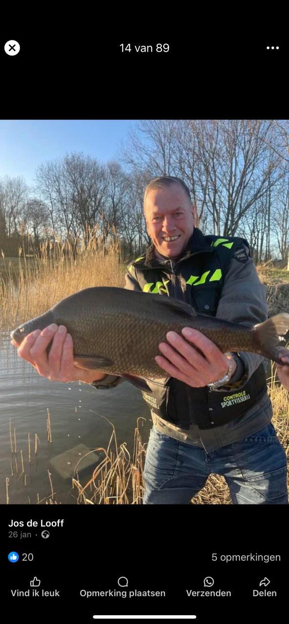 Zeer grote karpers te vangen bij Karpervisserij Koudekerke €17,50 jaar