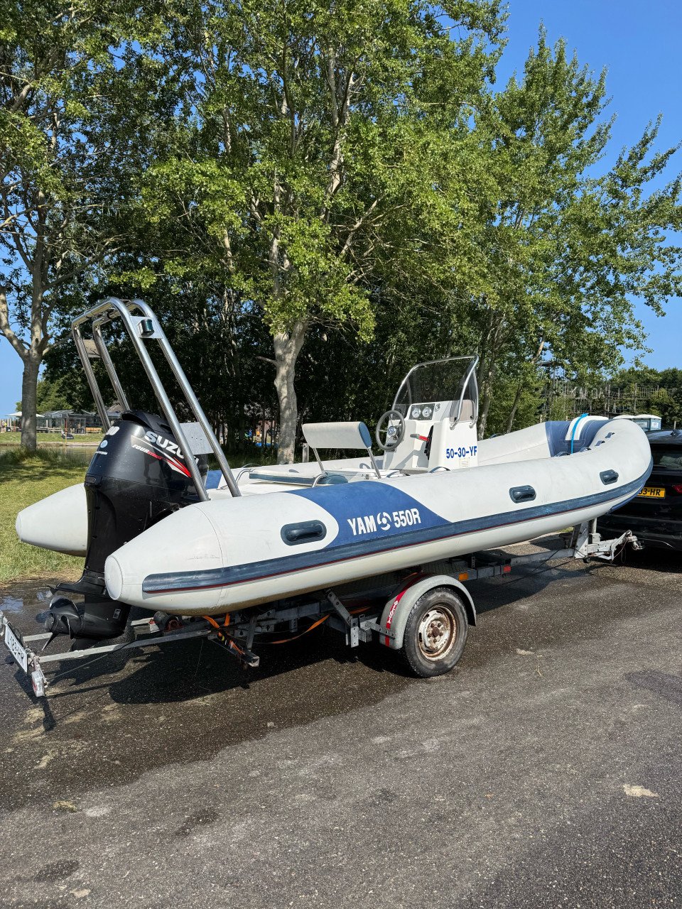 Rib Yam 550. Mooie rib met trailer