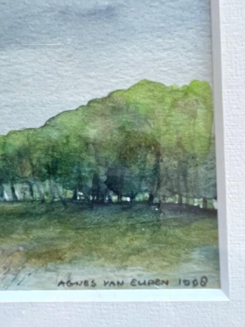 Aquarel Agnes van Eupen