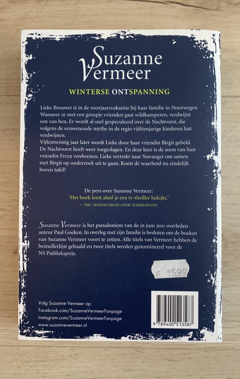 Suzanne Vermeer: Nachtvorst en zomeravond