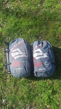 Volledige Naish kitesurf set met 2 kites